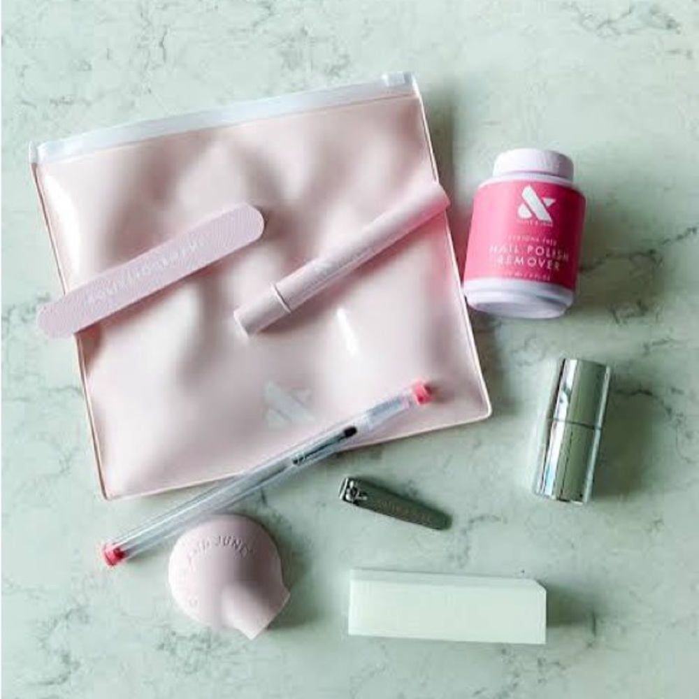 Olive and June Pink Pouch